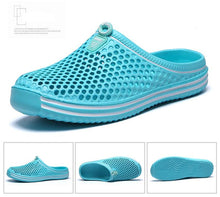 Load image into Gallery viewer, Womens Sandals Summer Fashion Hollow Out Breathable Beach Slippers Flip Flops EVA Massage Slippers Sandals Garden Clogs Shoes Women's Breathable Sandals Water Slippers