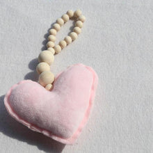 Load image into Gallery viewer, Wooden Beads Moon Star Heart Ornaments Dream Catcher Kids Room Decoration Wall Hanging Girls Baby Tents Handmade Wall Hanging Decor Home Gifts for Girls Gifts for Women