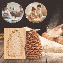 Load image into Gallery viewer, Wooden Cookie Mold Cutter Wooden Gingerbread Cookie Moulds Press 3D Cake Embossing Baking Mold Rose Flower Cutter Bakery Gadgets Cookies, Wooden Cookie Cutter, Funny Wooden Cookie Molds For Baking, Gingerbread Mold, Pine Cone Mold, Cake Mold