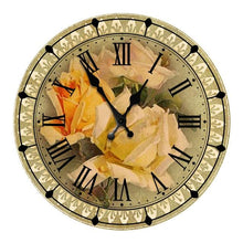 Load image into Gallery viewer, Wooden Wall Clock 10 Inch Silent Non Ticking Quartz Wall Clock 10 Inch Silent Non-Ticking Wooden Wall Clocks Battery Operated Country Retro Rustic Style Decorative for Living Room Kitchen Retro Fashion Wood Wall Clock Decorative for Living Room Kitchen