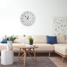 Load image into Gallery viewer, Wooden Wall Clock 10 Inch Silent Non Ticking Quartz Wall Clock 10 Inch Silent Non-Ticking Wooden Wall Clocks Battery Operated Country Retro Rustic Style Decorative for Living Room Kitchen Retro Fashion Wood Wall Clock Decorative for Living Room Kitchen