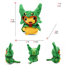 Load image into Gallery viewer, 24 Pcs Pokemon Pikachu Cosplay Toys Charizard Snorlax Garchomp Tyranitar Hydreigon Anime Stuffed Plush Cartoon Peluche Dolls - # BOT&G512610001