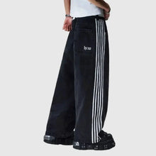 Load image into Gallery viewer, Y2K Baggy Jeans Harajuku vintage Striped Embroidered high quality Sweatpants men women Hip Hop Casual wide leg jeans streetwear