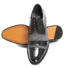 Load image into Gallery viewer, Yuma Leather Textile Derby Style Dress Shoes