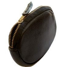 Load image into Gallery viewer, Handmade Leather Coin Purse - Compact & Durable Zipper Pouch