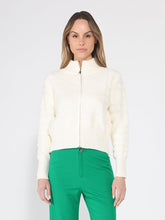 Load image into Gallery viewer, Zip up long sleeve textured jacket