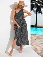 Load image into Gallery viewer, Zoe Asymmetrical Midi Dress