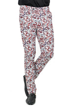 Load image into Gallery viewer, Barabas CP113 CLASSIC STORY White and Red Paisley Slim Fit Dress Pant