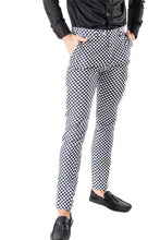 Load image into Gallery viewer, Barabas Olio CP21 Blue Checkered Slim Fit Dress Pant