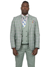 Load image into Gallery viewer, Steven Land | Zeus 3 PC Suit | Classic Fit | Mint ZEUSSL7764142R