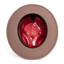 Load image into Gallery viewer, Ferrecci Crushable Dusty Pink 100% Australian Wool Fedora Hat