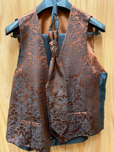 Load image into Gallery viewer, Moda Color European Rust/Brown 4-Piece Formal Wool Tuxedo Suit