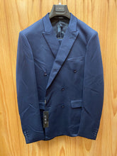 Load image into Gallery viewer, Cielo BP3546 Ultra-slim Stretch Navy Blue Double Breasted Suit