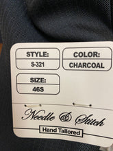 Load image into Gallery viewer, Needle & Stitch Charcoal Pinstripe 2-Piece Suit 46S