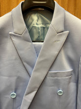 Load image into Gallery viewer, Cielo BP3546 Ultra-slim Stretch Sky Blue Double Breasted Suit