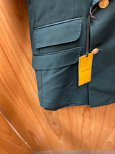 Load image into Gallery viewer, Alberto Nardoni Hunter Green Slim Fit European Double Breasted Suit with Gold Buttons