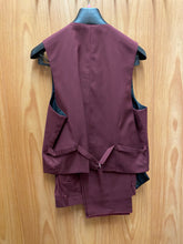 Load image into Gallery viewer, Royal Diamond Burgundy 3-Piece Modern Fit Tuxedo