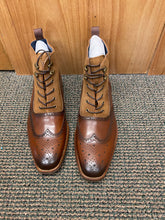 Load image into Gallery viewer, Stacy Adams Malone Cognac Lace-up Suede & Leather Chelsea Boot