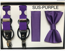 Load image into Gallery viewer, Endless Knot Suspender with Matching Bow Tie