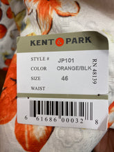 Load image into Gallery viewer, Kent & Park JP101 Orange Floral Print 2-Piece Suit