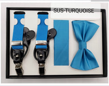 Load image into Gallery viewer, Endless Knot Suspender with Matching Bow Tie