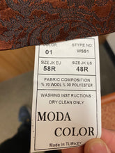 Load image into Gallery viewer, Moda Color European Rust/Brown 4-Piece Formal Wool Tuxedo Suit