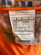 Load image into Gallery viewer, Alberto Nardoni Orange Slim Fit European Double Breasted Suit with Gold Buttons