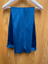 Load image into Gallery viewer, Vitali Blue Checkered Velvet 2-Piece Modern Fit Suit