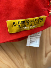 Load image into Gallery viewer, Alberto Nardoni Red Slim Fit European Double Breasted Suit with Gold Buttons