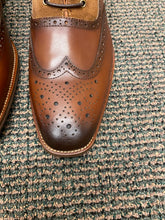 Load image into Gallery viewer, Stacy Adams Malone Cognac Lace-up Suede & Leather Chelsea Boot
