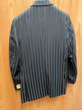 Load image into Gallery viewer, Falcone Black Shadow Stripe 3-Piece Suit 38L