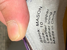 Load image into Gallery viewer, Giovanni Mason Purple Croc-print Leather Hand Made Oxford Men's Dress Shoes