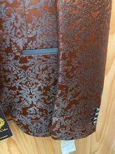 Load image into Gallery viewer, Moda Color European Rust/Brown 4-Piece Formal Wool Tuxedo Suit