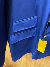 Load image into Gallery viewer, Alberto Nardoni Blue Slim Fit European Double Breasted Suit with Gold Buttons
