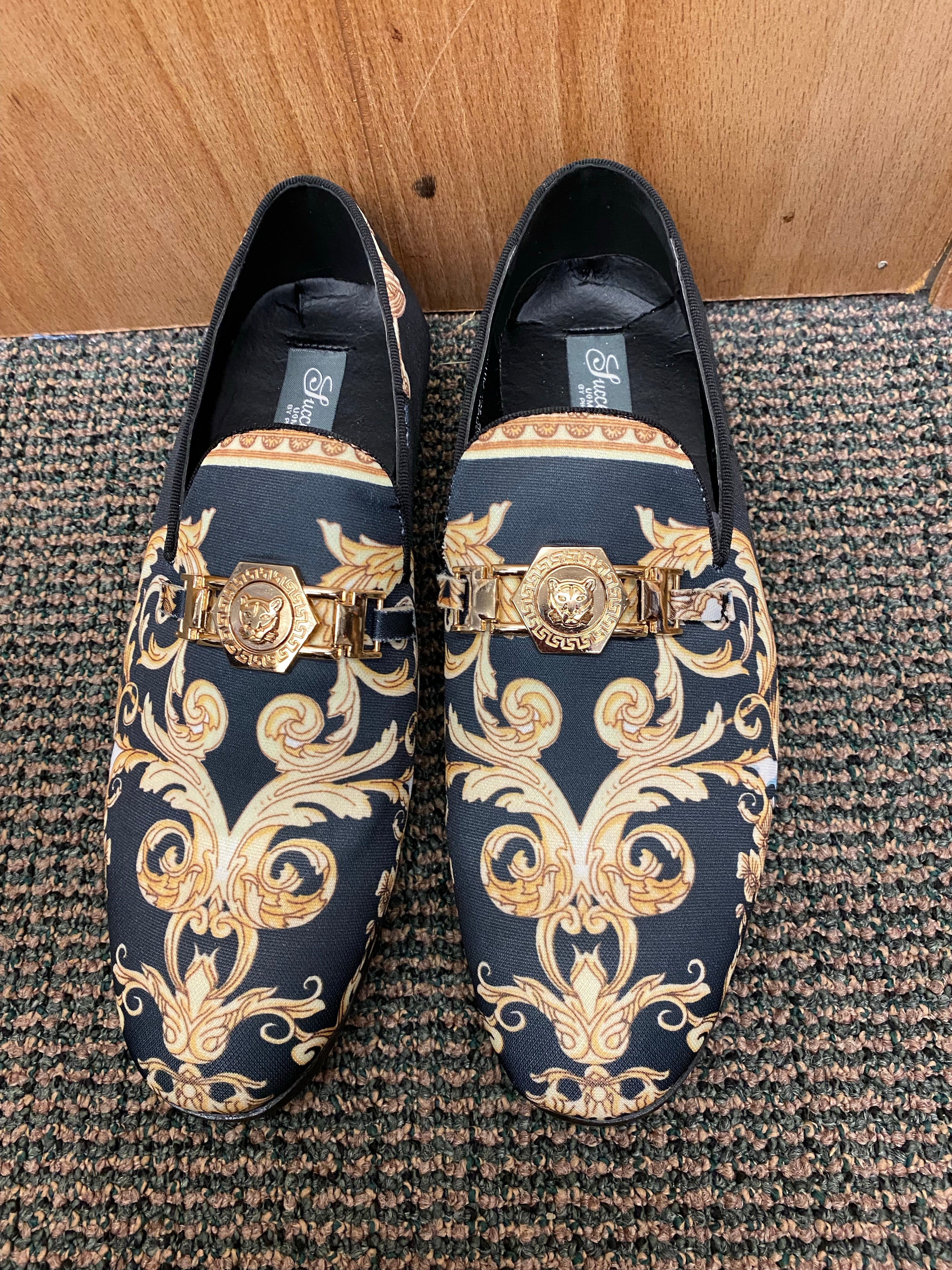 Successos Black Versace Print Shoes CC Suits Successos Black Versace Print Shoes CC Suits