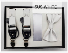 Load image into Gallery viewer, Endless Knot Suspender with Matching Bow Tie