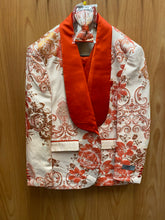 Load image into Gallery viewer, Kent & Park JP106 Orange Floral Print 4-Piece Suit