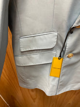 Load image into Gallery viewer, Alberto Nardoni Light Blue Slim Fit European Double Breasted Suit with Gold Buttons