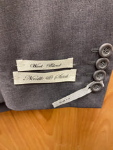 Load image into Gallery viewer, Needle & Stitch Heather Gray Wool Blend 3-Piece Suit 46S