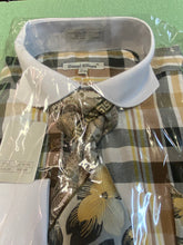 Load image into Gallery viewer, Daniel Ellissa DS3767P2 Brown Dress Shirt