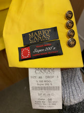 Load image into Gallery viewer, Mario Casas Slim Fit European Double Breasted Suit with Gold Buttons