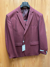 Load image into Gallery viewer, Vinci Burgundy Slim Fit 2-Piece Suit 46S