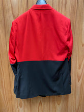 Load image into Gallery viewer, Moda Color Red/Black 2-Tone European Fashion Wool Double Breasted Suit Slim Fit