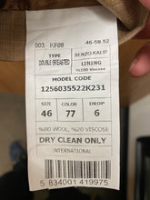 Load image into Gallery viewer, Moda Color Dark Tan European 1-button Double Breasted Wool Suit