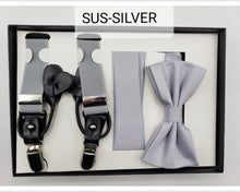 Load image into Gallery viewer, Endless Knot Suspender with Matching Bow Tie