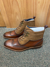 Load image into Gallery viewer, Stacy Adams Malone Cognac Lace-up Suede & Leather Chelsea Boot