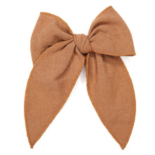 Load image into Gallery viewer, Tan Saddle Darling Hair Bow
