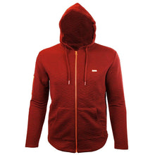 Load image into Gallery viewer, M355 Makobi Jacquard Knit Hoody - Red
