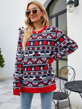 Load image into Gallery viewer, Womens Oversized Christmas Reindeer Sweater Size to XXXL | NCS
