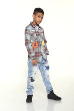 Load image into Gallery viewer, BANAN Kid's Premium Flannel Button Down Shirt
